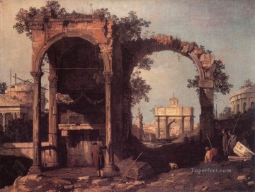  Canaletto Obras - Capriccio Ruinas Y Edificios Clásicos Canaletto